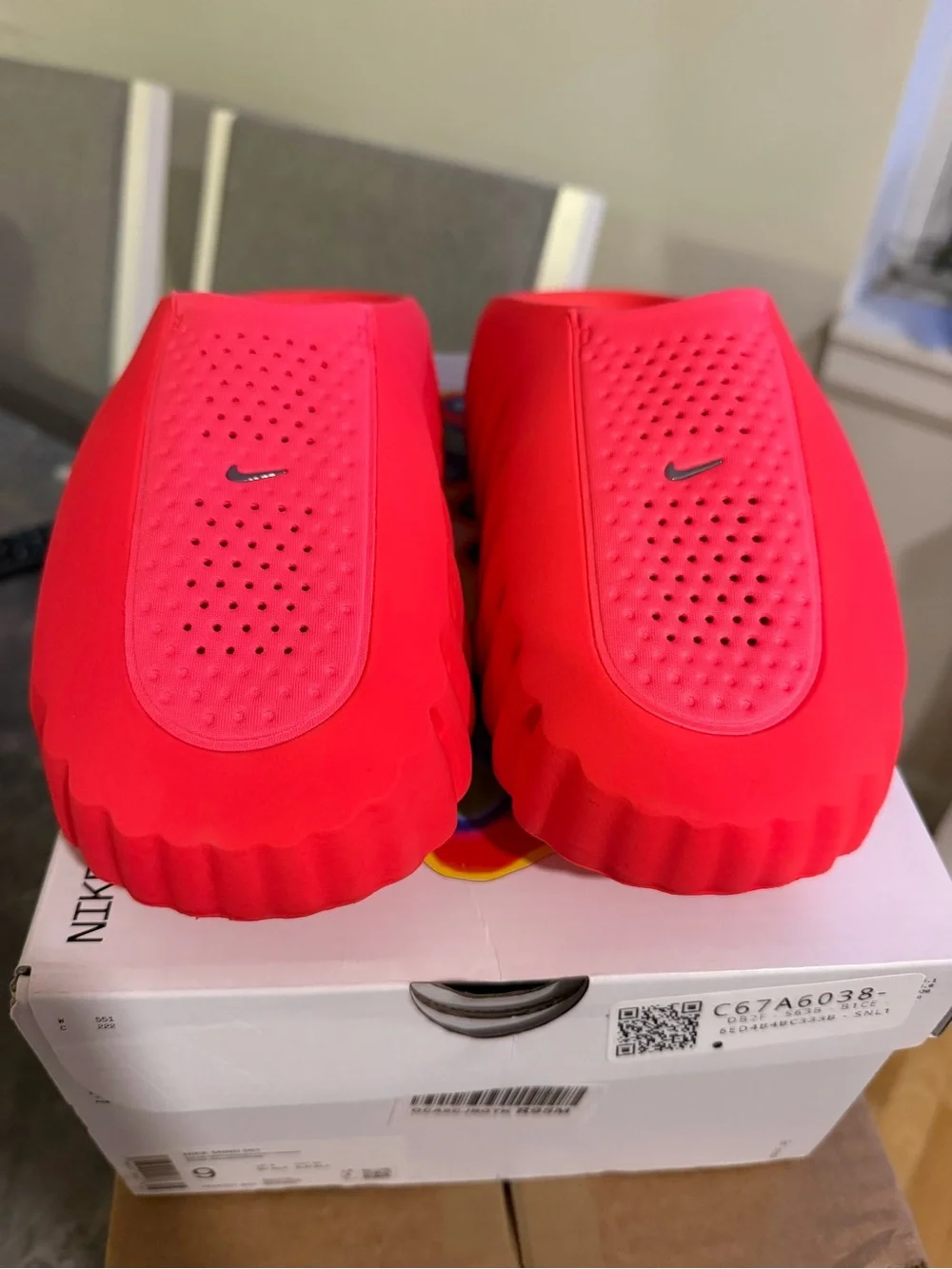 Nike Mind 01 Slides Bright Red Comfort Slides